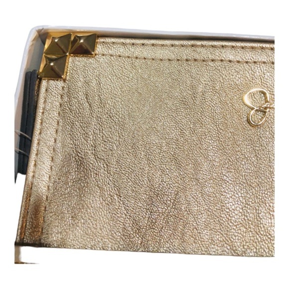 Jessica Simpson metallic clutch wristlet wallet new in box - Picture 9 of 14